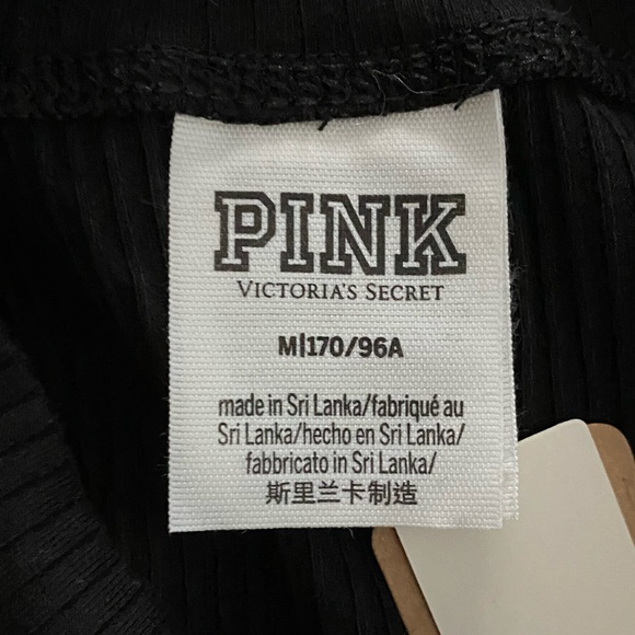 NWT Victoria’s Secret PINK Black Cotton Dress - Picture 4 of 7